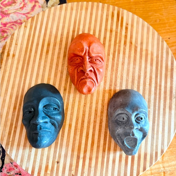 Olander Earthworks Heads Pottery - Picture 1 of 10